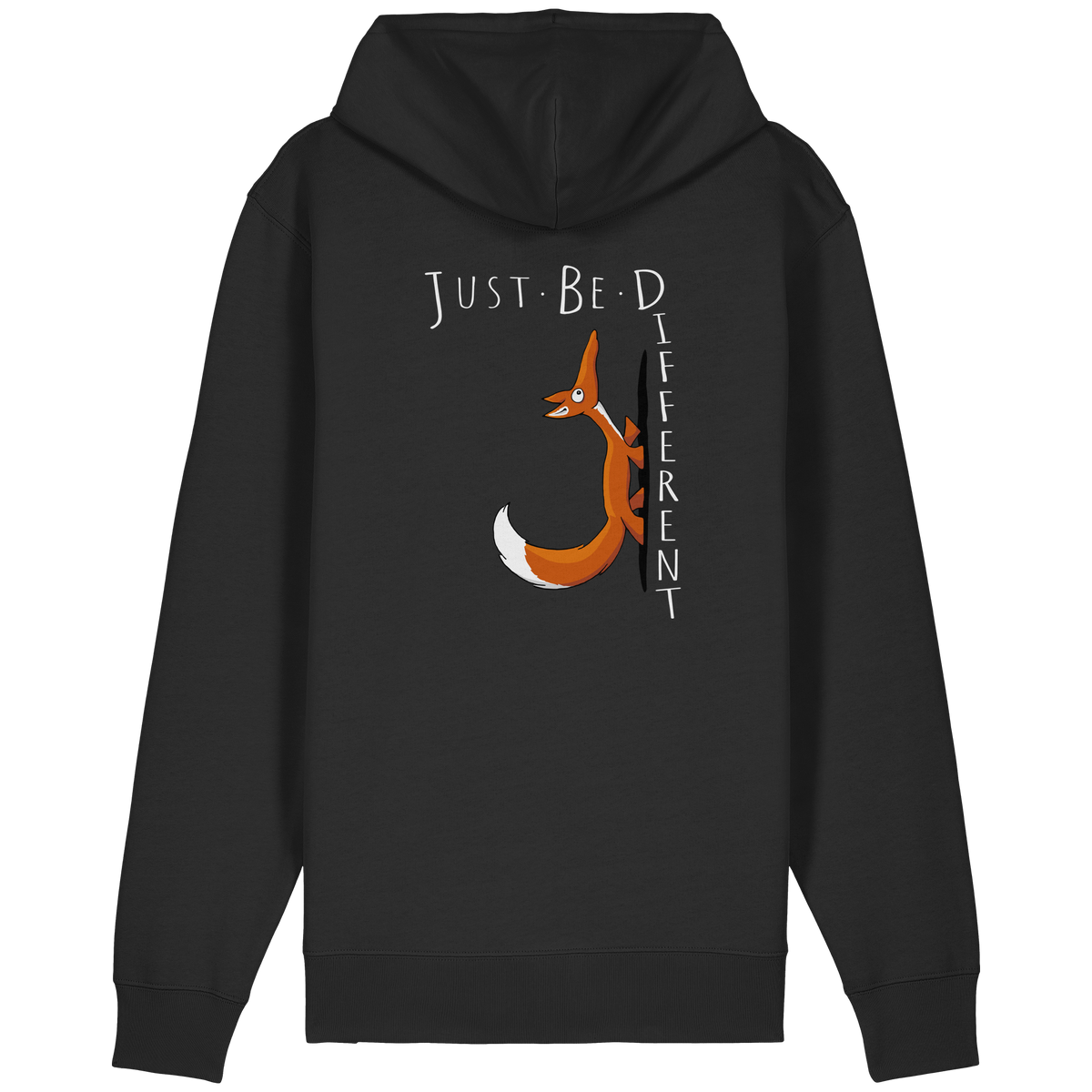 Just Be Different | Sei Anders, kleiner Fuchs - Organic Relaxed Zipper