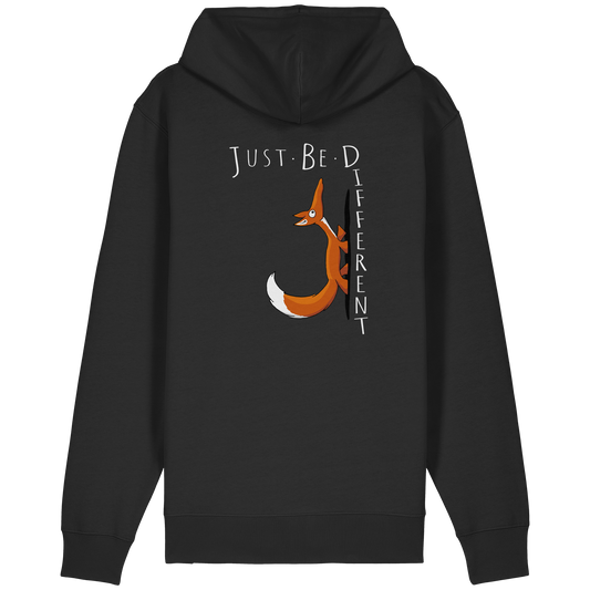 Just Be Different | Sei Anders, kleiner Fuchs - Organic Relaxed Zipper