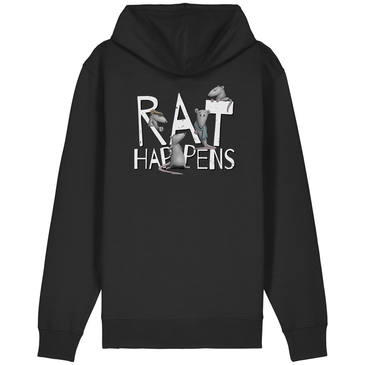 Rat Happens Ratten - Organic Relaxed Zipper