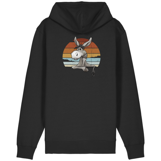 Lässiges Maultier Retro Esel - Organic Relaxed Zipper