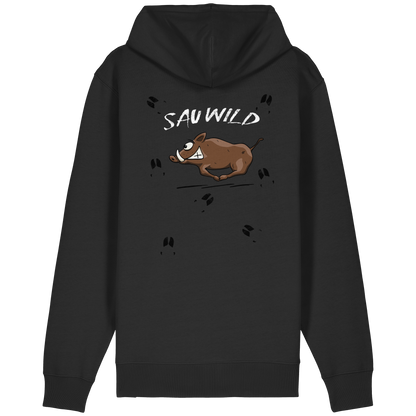 Sauwild wilde Sau | Wildschwein Keiler - Organic Relaxed Zipper