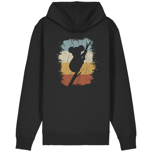 Retro kletternder Koala-Bär - Organic Relaxed Zipper