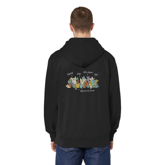 Nope, Nee, Nö Katzen - Organic Relaxed Zipper