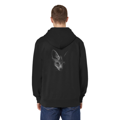 Fuchs Kritzelkunst Illustration - Organic Relaxed Zipper