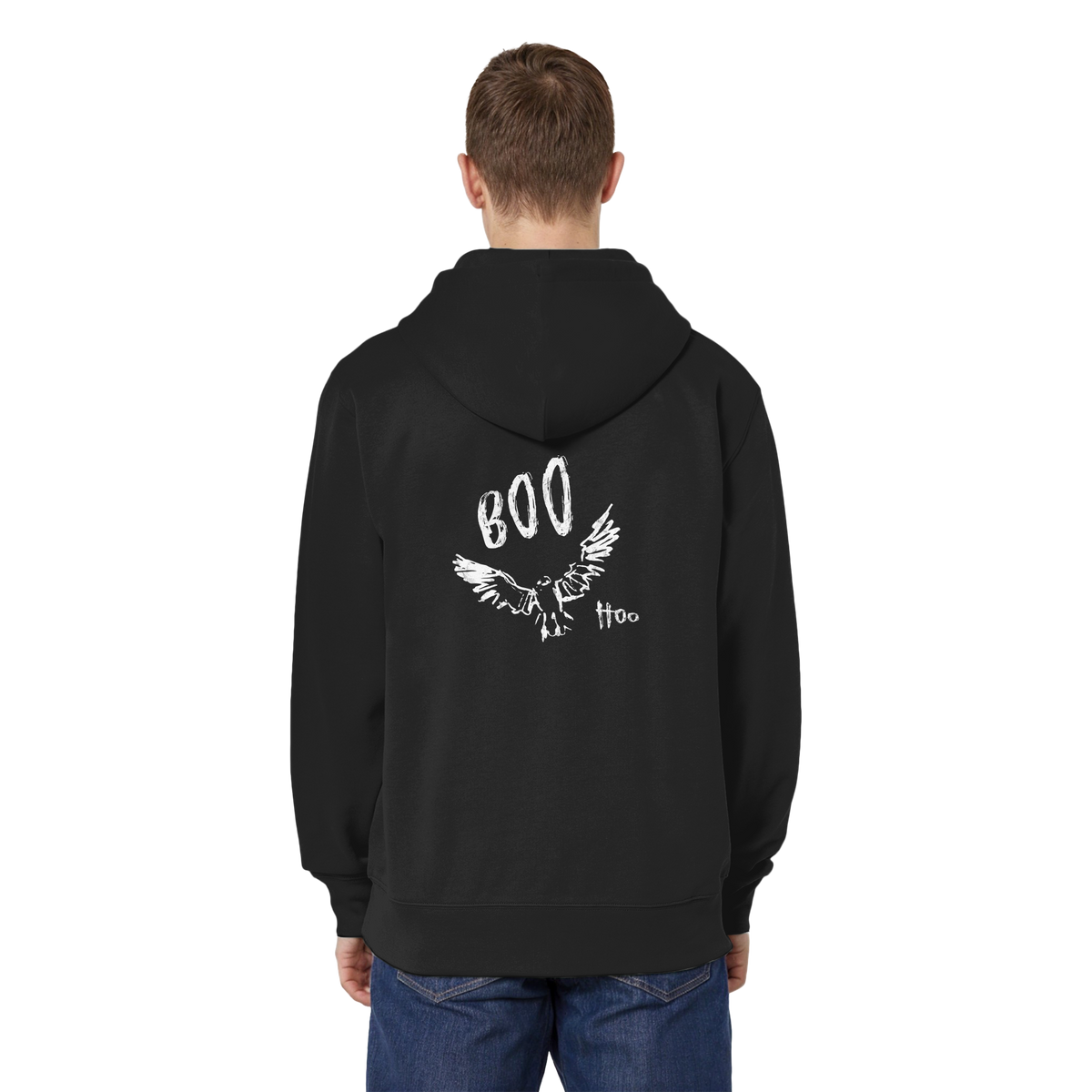 Boo Hoo! Fliegende Eule  - Organic Relaxed Zipper