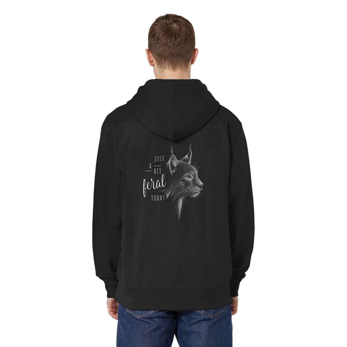 Just A Bit Feral Today! Wildkatze - Organic Relaxed Zipper