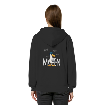 Moin Moin Lässige Hipster Möwe  - Organic Relaxed Zipper
