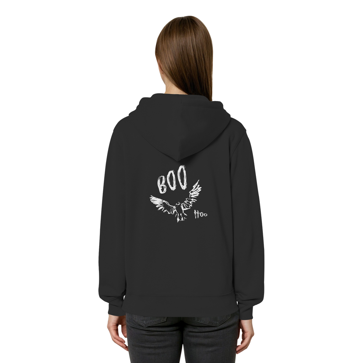 Boo Hoo! Fliegende Eule  - Organic Relaxed Zipper
