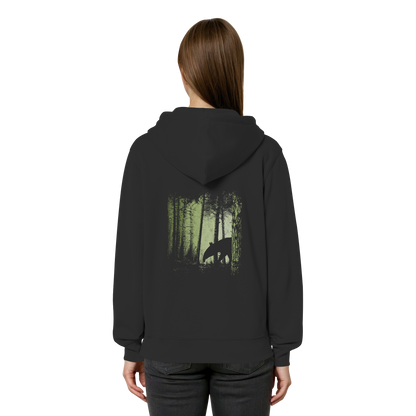 Lässiger Tapir im Zwielicht Wald - Organic Relaxed Zipper