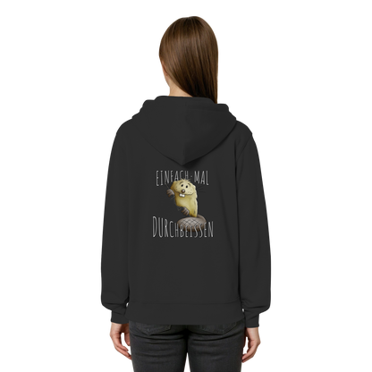 Einfach mal Durchbeissen Biber - Organic Relaxed Zipper
