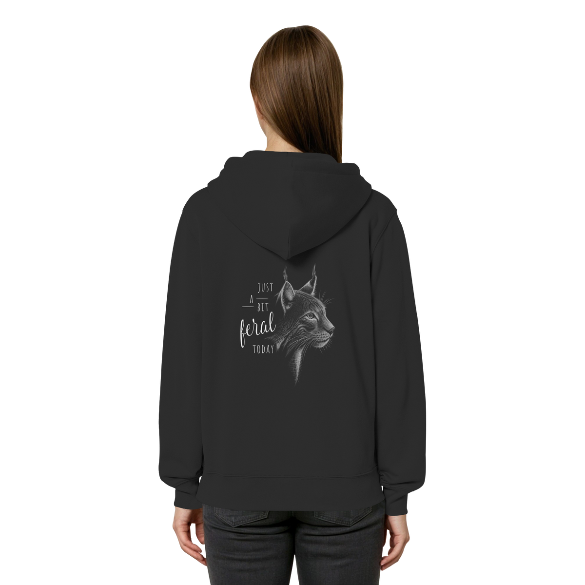 Just A Bit Feral Today! Wildkatze - Organic Relaxed Zipper