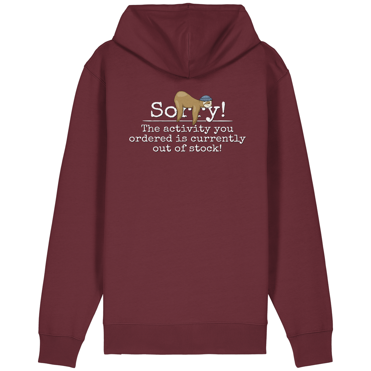 No-Activity Faultier - Organic Relaxed Zipper
