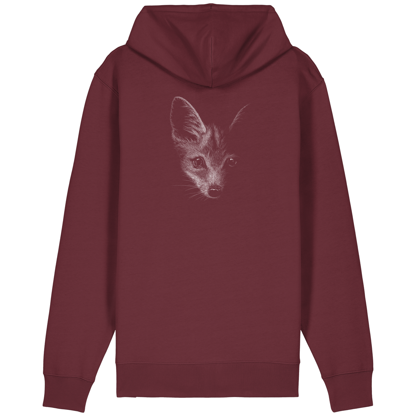 Fuchs Kritzelkunst Illustration - Organic Relaxed Zipper