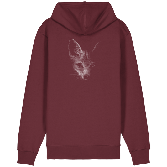 Fuchs Kritzelkunst Illustration - Organic Relaxed Zipper