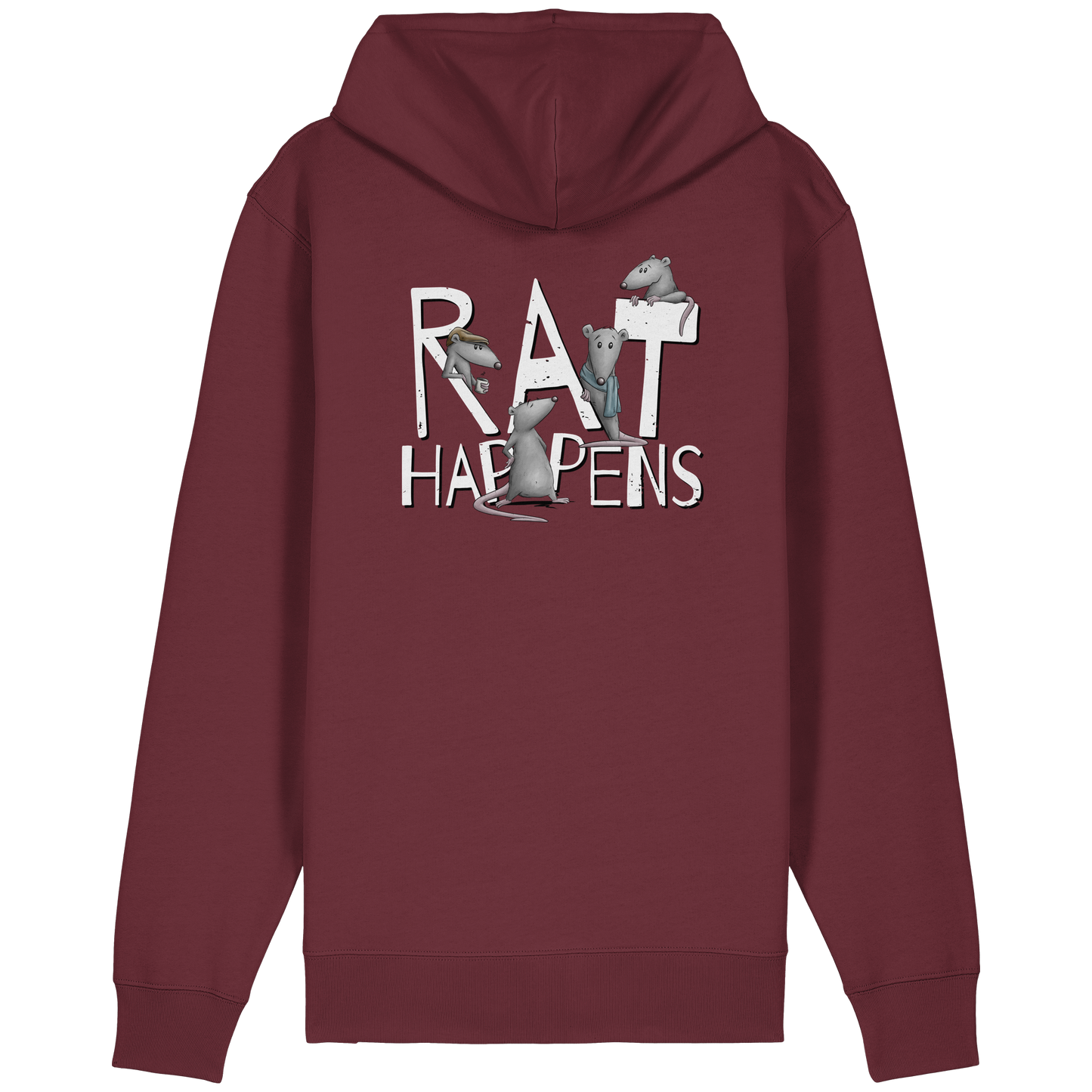 Rat Happens Ratten - Organic Relaxed Zipper