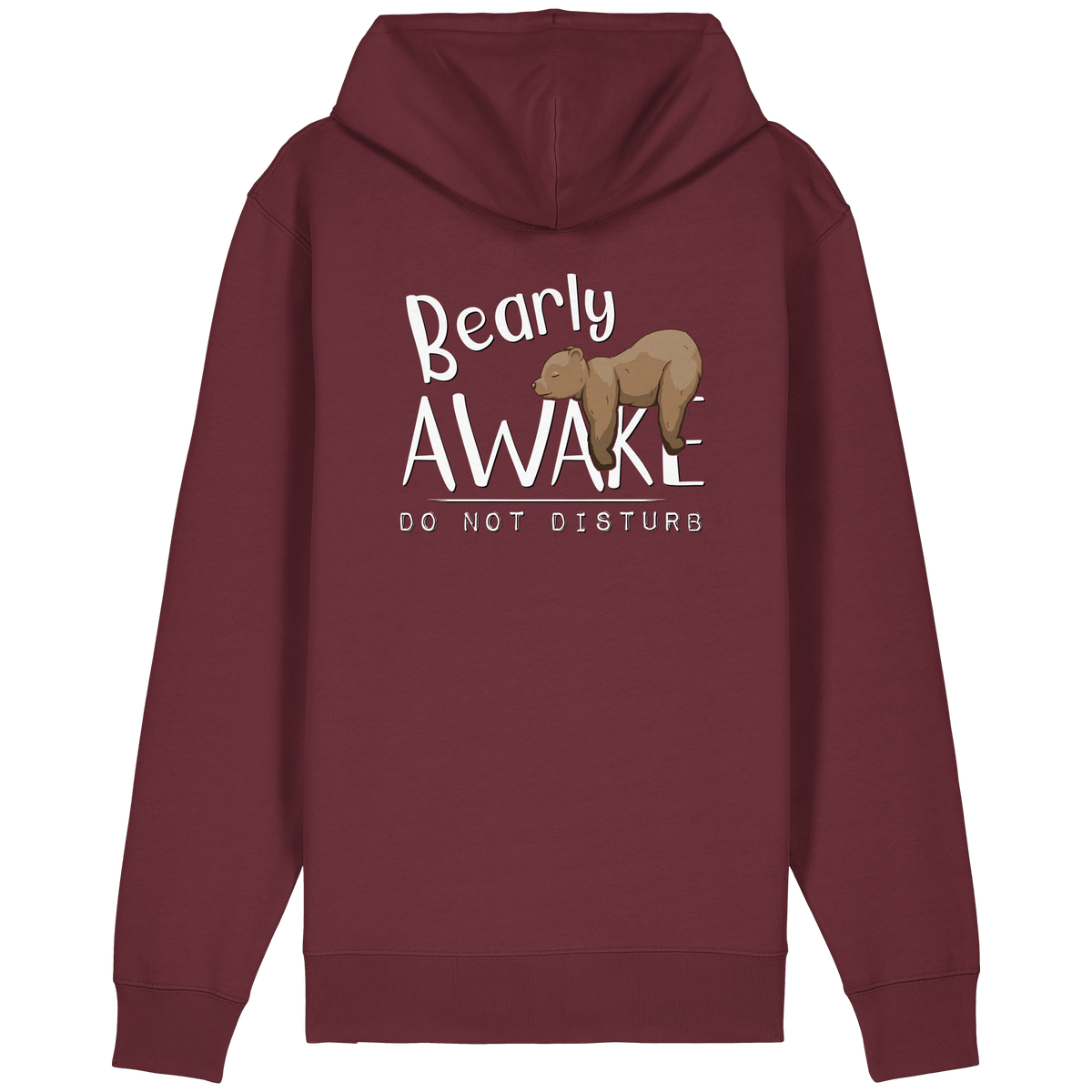 Bearly Awake Bitte nicht stören Bär - Organic Relaxed Zipper