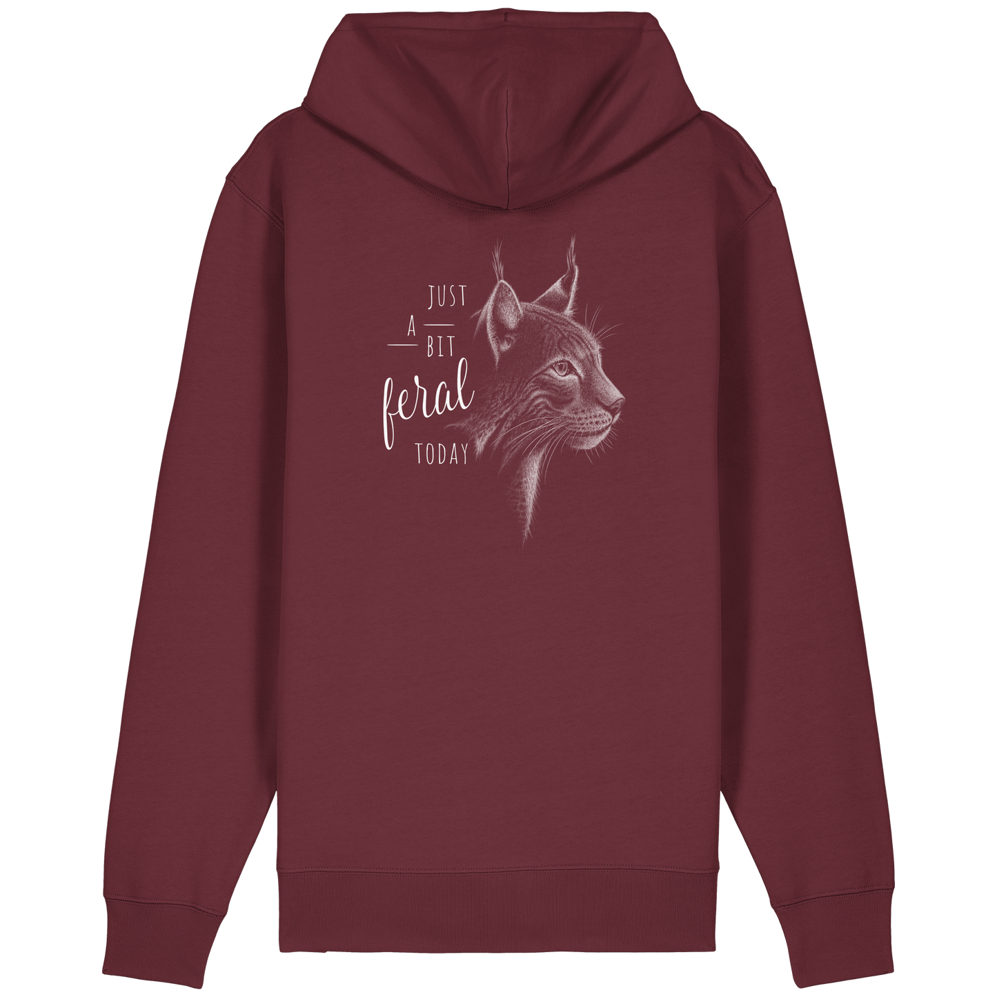 Just A Bit Feral Today! Wildkatze - Organic Relaxed Zipper
