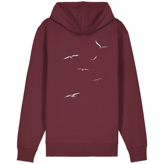 Vogelschwarm – Traum vom Fliegen - Organic Relaxed Zipper