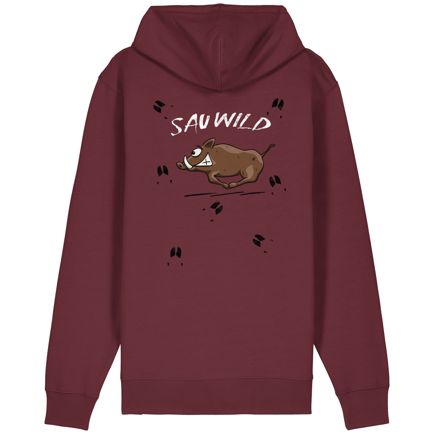Sauwild wilde Sau | Wildschwein Keiler - Organic Relaxed Zipper