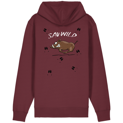 Sauwild wilde Sau | Wildschwein Keiler - Organic Relaxed Zipper