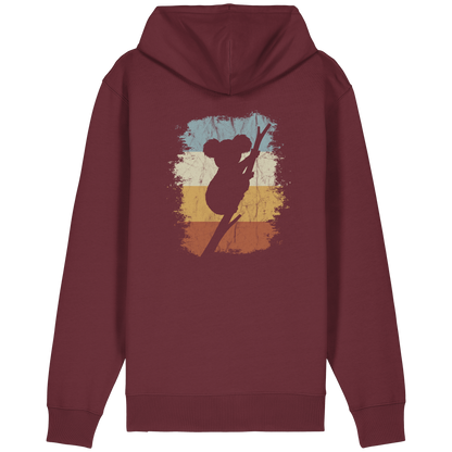 Retro kletternder Koala-Bär - Organic Relaxed Zipper