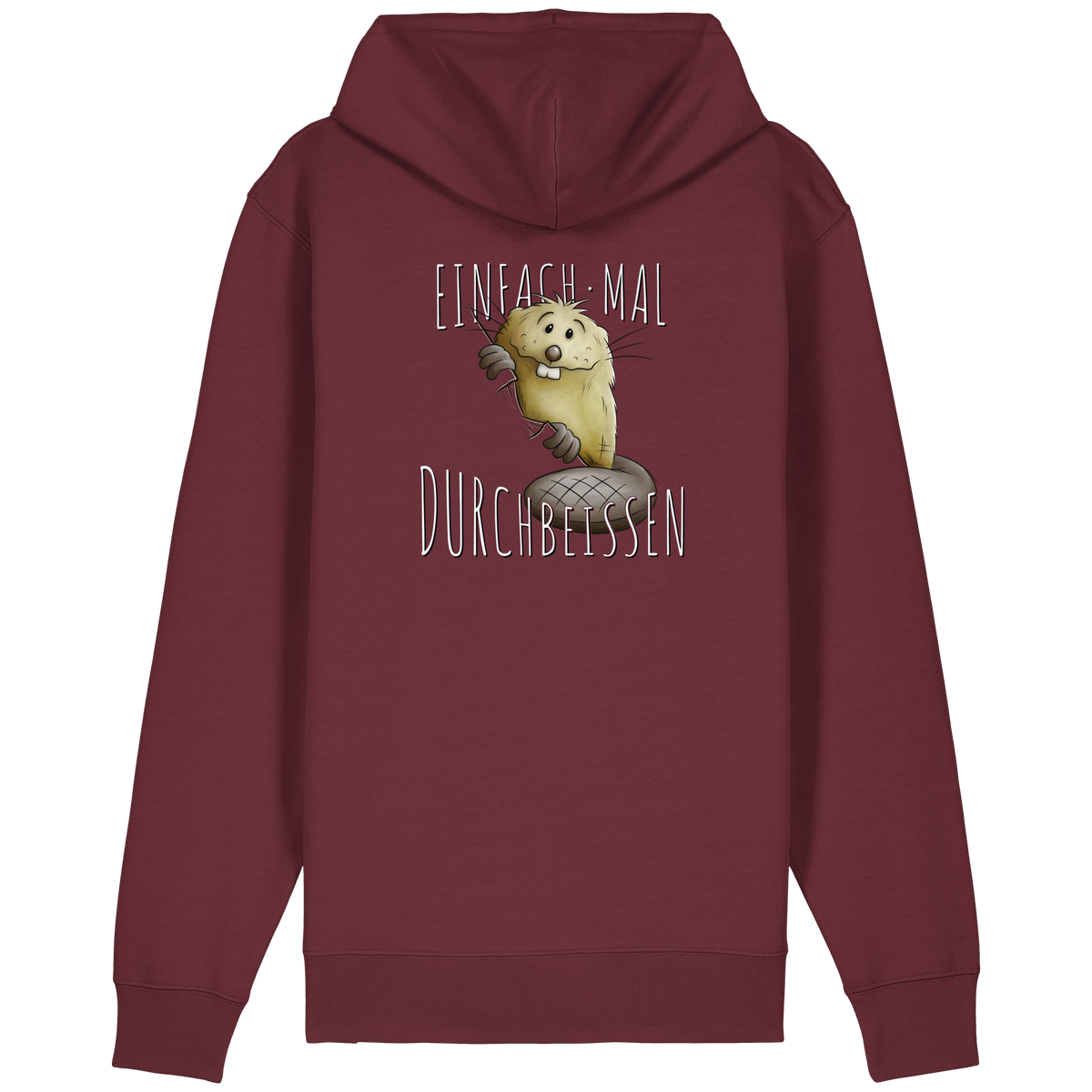 Einfach mal Durchbeissen Biber - Organic Relaxed Zipper