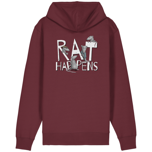 Rat Happens Ratten - Organic Relaxed Zipper