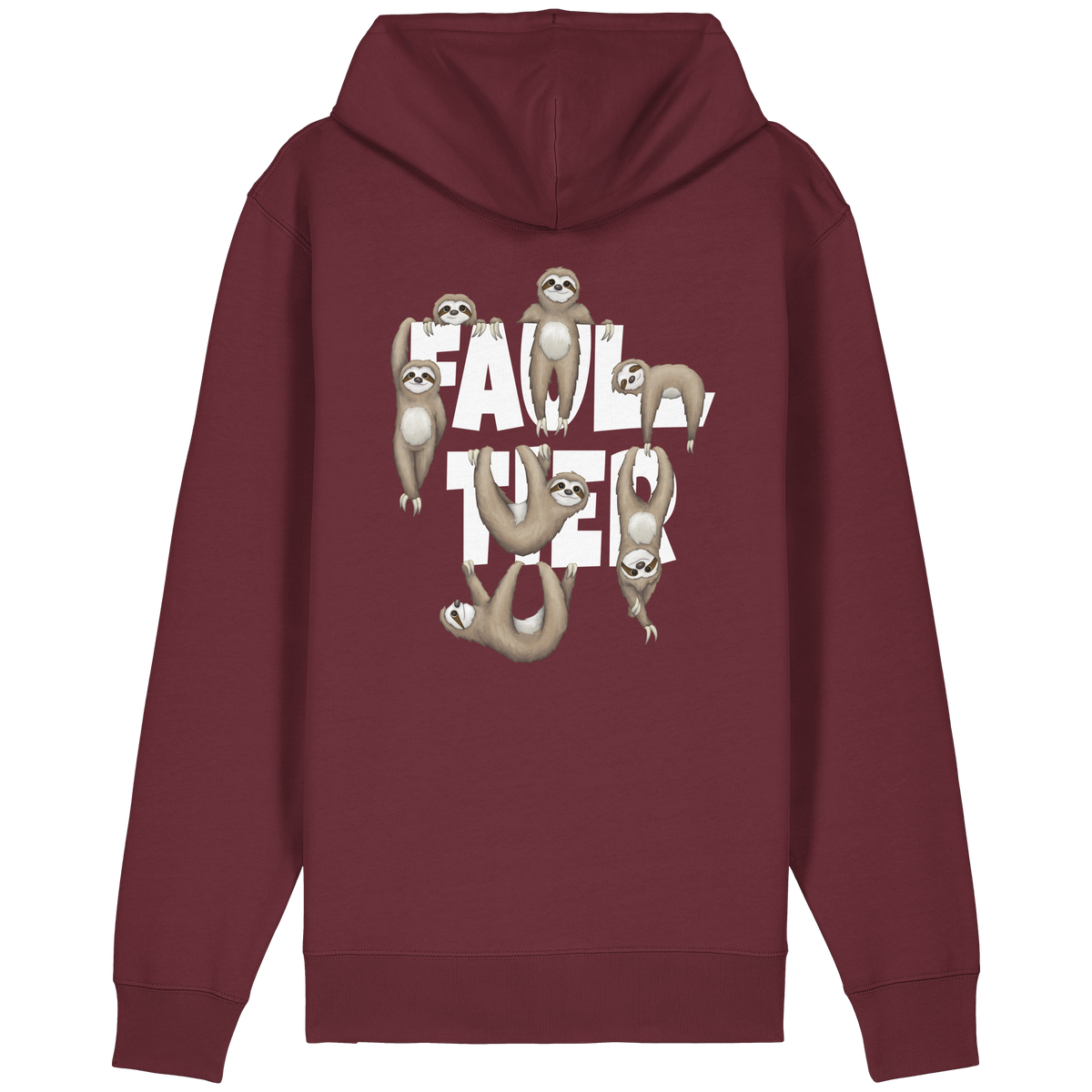 Viele gechillte Faultiere - Organic Relaxed Zipper