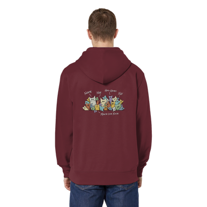 Nope, Nee, Nö Katzen - Organic Relaxed Zipper