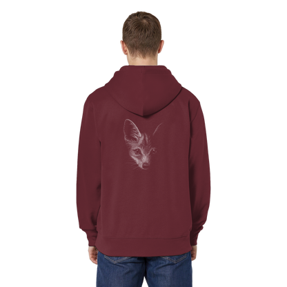 Fuchs Kritzelkunst Illustration - Organic Relaxed Zipper