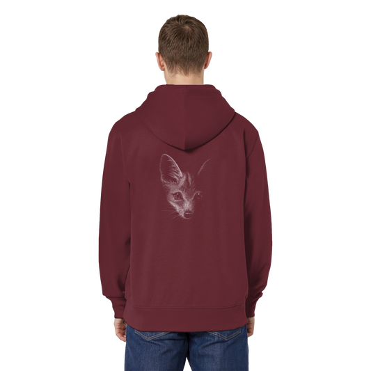 Fuchs Kritzelkunst Illustration - Organic Relaxed Zipper