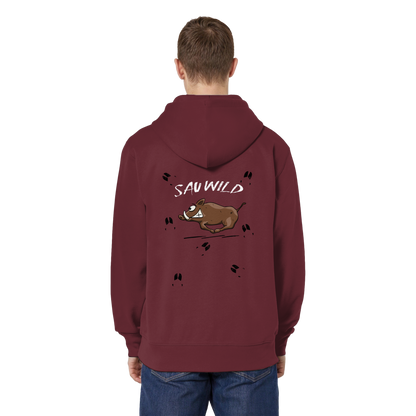 Sauwild wilde Sau | Wildschwein Keiler - Organic Relaxed Zipper