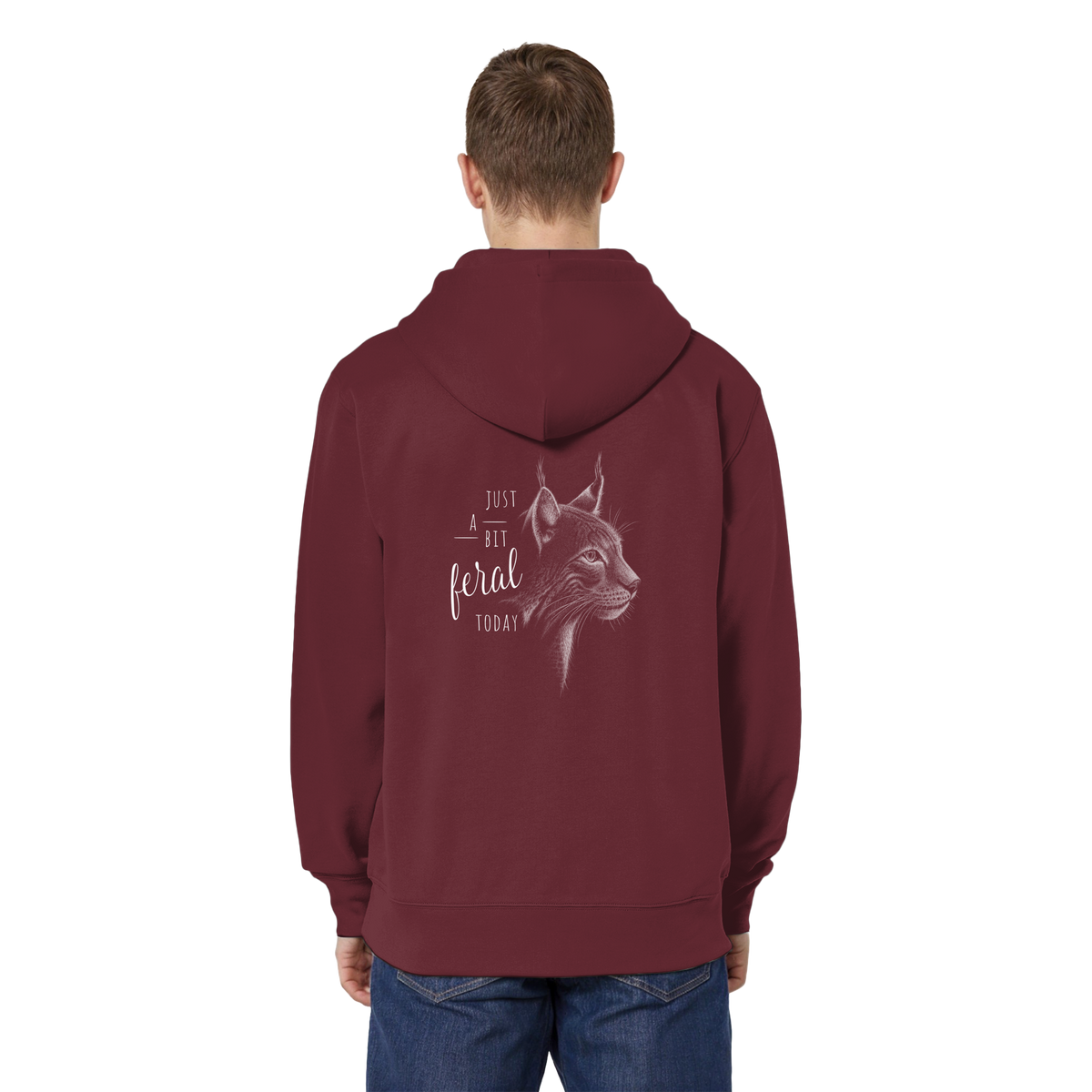 Just A Bit Feral Today! Wildkatze - Organic Relaxed Zipper