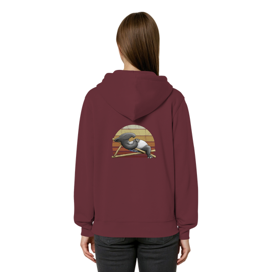 Lässiger Retro Sundown Tapir - Organic Relaxed Zipper