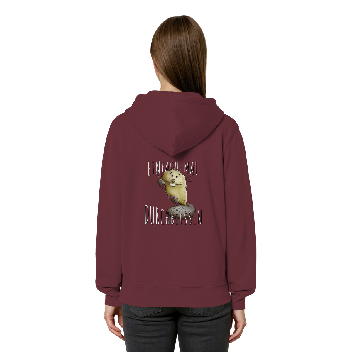 Einfach mal Durchbeissen Biber - Organic Relaxed Zipper