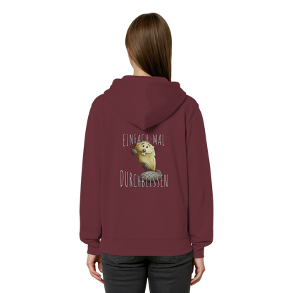 Einfach mal Durchbeissen Biber - Organic Relaxed Zipper