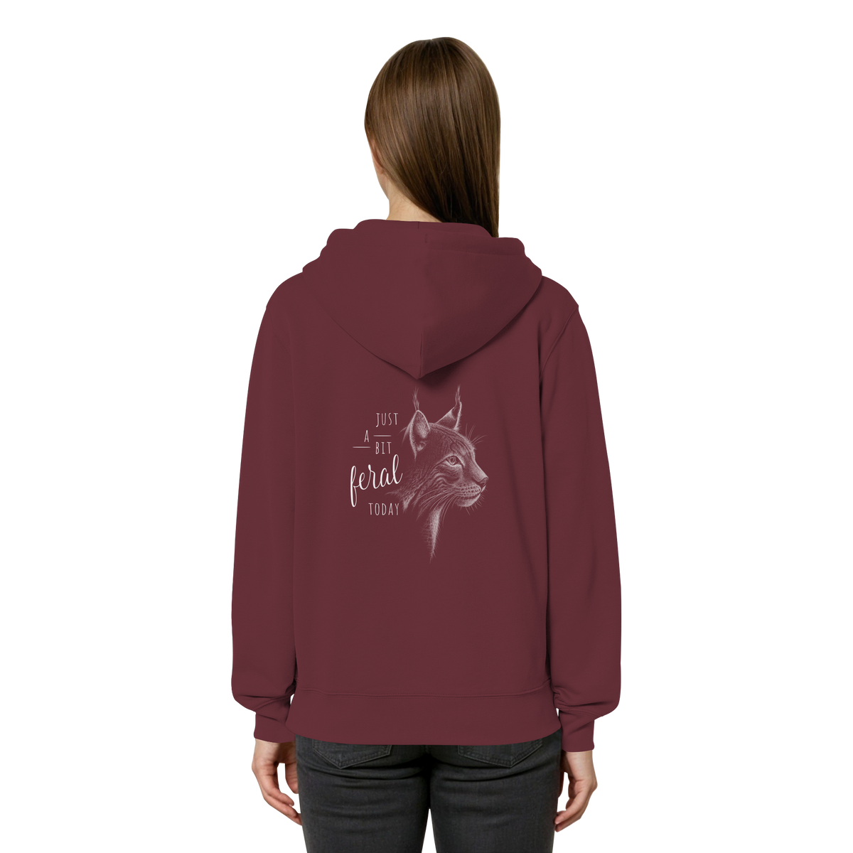 Just A Bit Feral Today! Wildkatze - Organic Relaxed Zipper