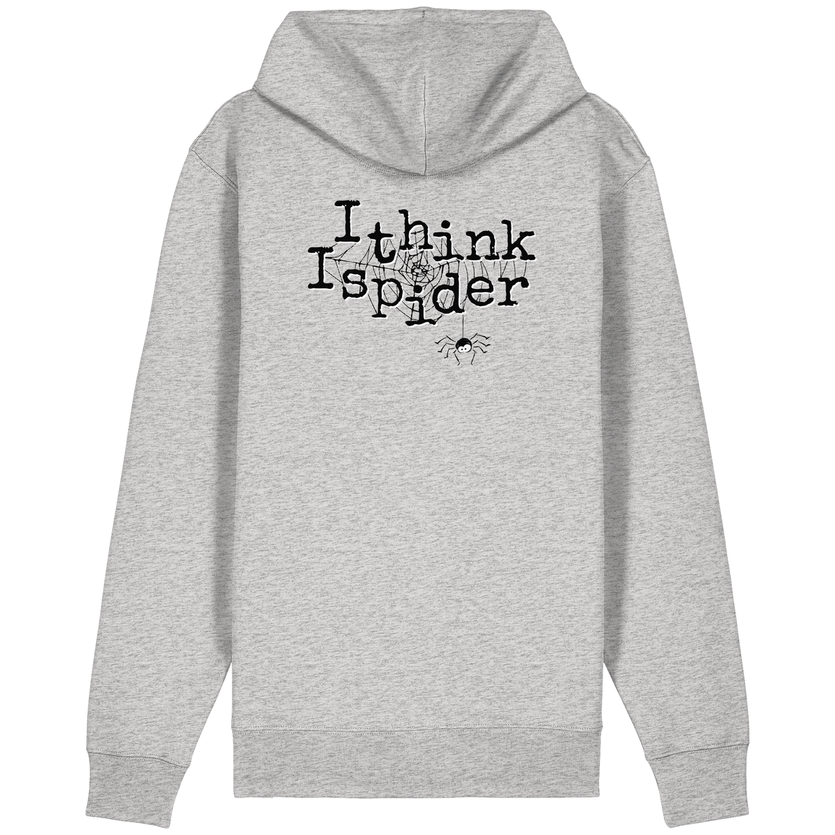 I think I spider - Spinne - Organic Relaxed Zipper