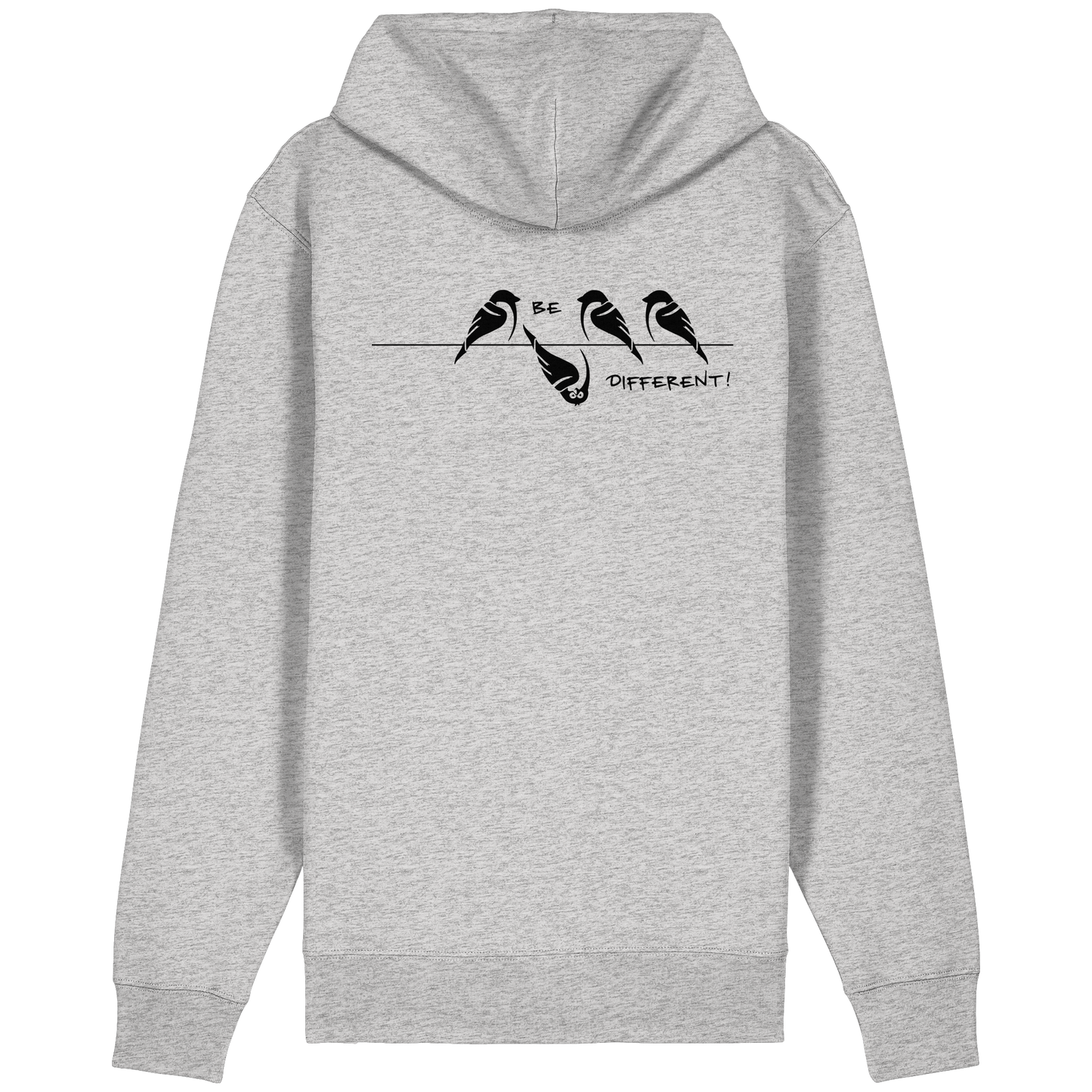 Sei anders, kleiner Spatz - Organic Relaxed Zipper