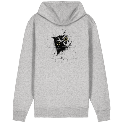 Lässige Street Art Eule - Organic Relaxed Zipper