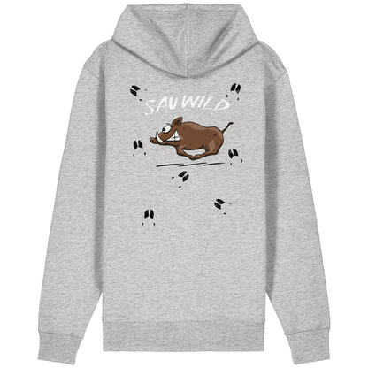 Sauwild wilde Sau | Wildschwein Keiler - Organic Relaxed Zipper