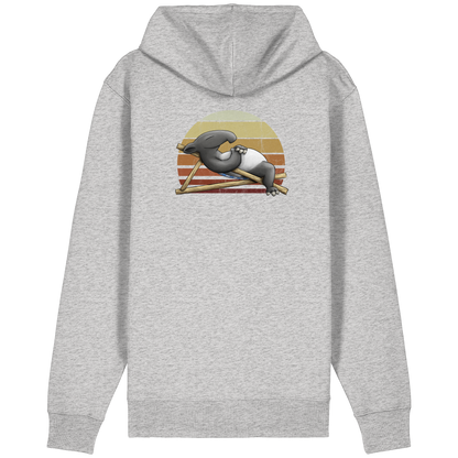 Lässiger Retro Sundown Tapir - Organic Relaxed Zipper