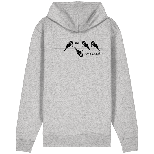 Sei anders, kleiner Spatz - Organic Relaxed Zipper