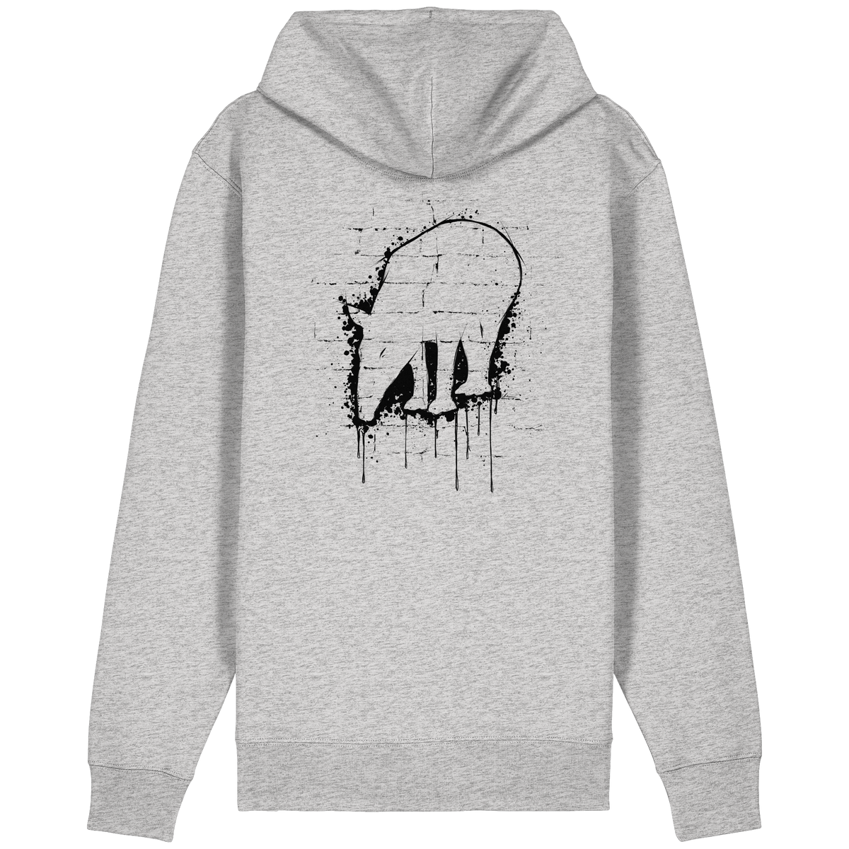 Urban Street Art Tapir Silhouette - Organic Relaxed Zipper