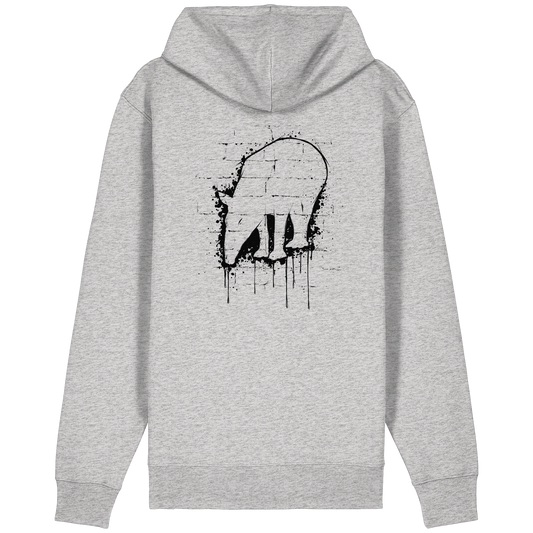 Urban Street Art Tapir Silhouette - Organic Relaxed Zipper