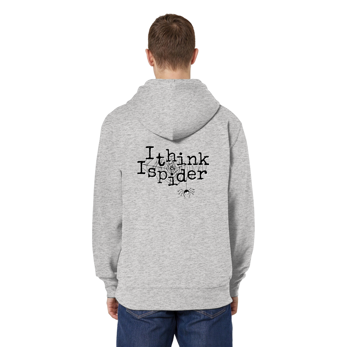 I think I spider - Spinne - Organic Relaxed Zipper
