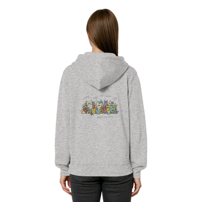 Nope, Nee, Nö Katzen - Organic Relaxed Zipper