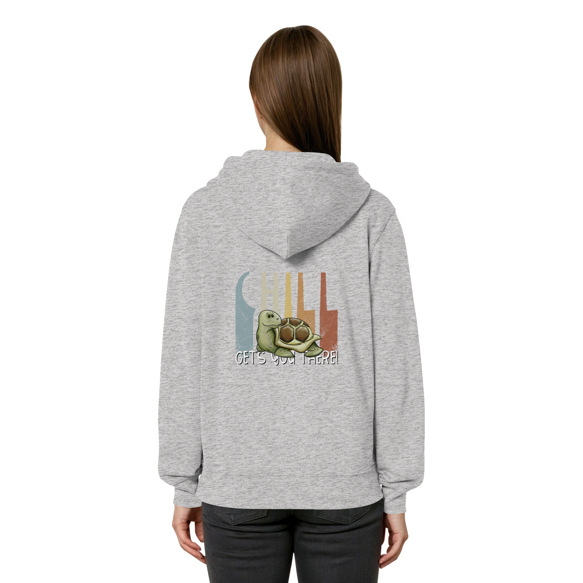 Gechillt gemütliche Schildkröte - Organic Relaxed Zipper