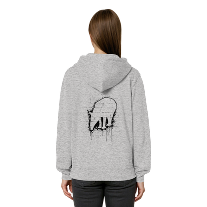 Urban Street Art Tapir Silhouette - Organic Relaxed Zipper
