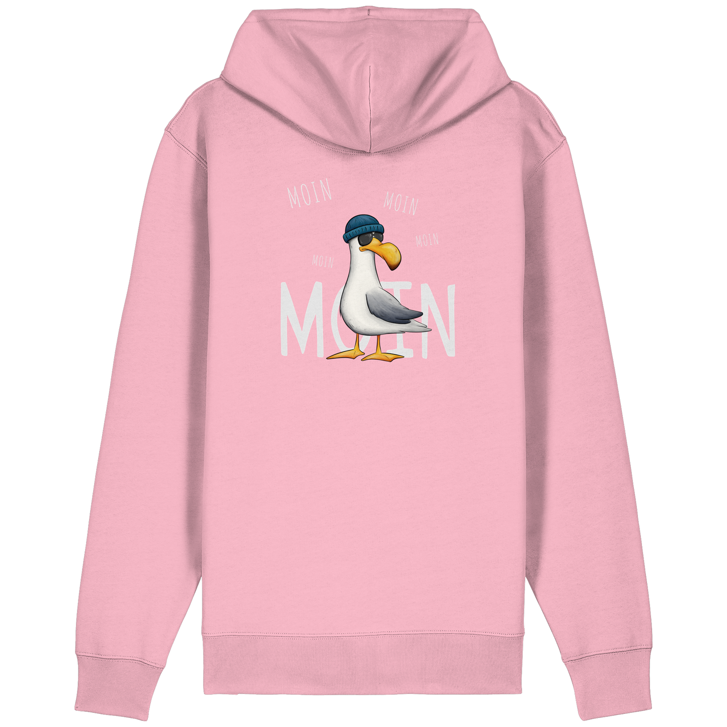 Moin Moin Lässige Hipster Möwe  - Organic Relaxed Zipper